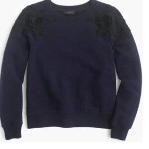 J.Crew  Sweatshirt with Floral Applique